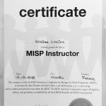 certificat MISP Instructor